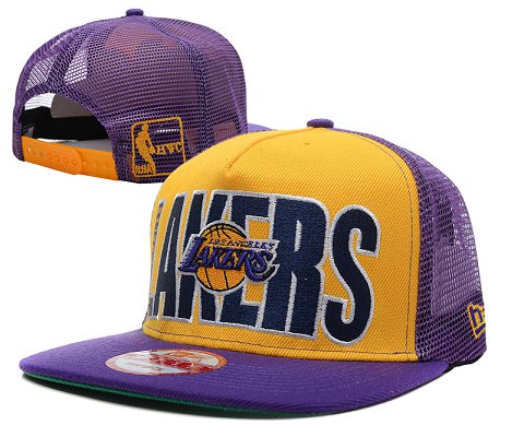 Los Angeles Lakers NBA Snapback Hat SD12
